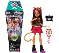 Monster High Buried Secrets Courtside Fang-Out bambole e accessori a tema con una bambola misteriosa e 5 sorprese da scoprire (i personaggi possono variare), JNR17