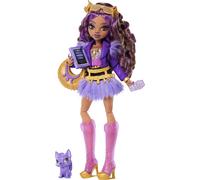 Monster High Clawdeen Wolf con Gonna di Pelo, Cucciolo di Lupo Crescent - 1 set