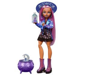 Monster High Doll, Moonspell Magic Layla Stone The Crystal Witch with Cauldron S
