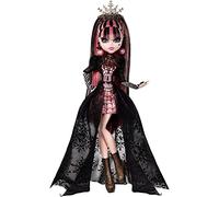 Monster High Draculaura Bambola, edizione speciale Howliday, abito rosa e nero, alta moda, collezione vacanze, regali per ragazze e ragazzi