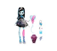 Monster High Scary Sweet Birthday Doll, Frankie Stein in Black Party Dress with