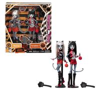 Monster High High Boo-Riginal Creeproduction Doll MEOWLODY-TOOWLODY E PURRSEPHOPHEPHE PROVODUZIONI CON IL CONTRO ENTRA