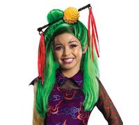 Monster High Jinafire Parrucca Costume Bambino: Verde & Nero