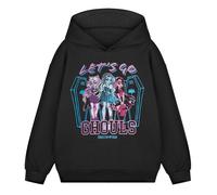 Monster High Let's Go Ghouls Felpa con Cappuccio Ragazze (NS9672)