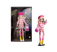 Monster high mercoledì - enid sinclair, bambola da collezione in abito rosa con accessori premium