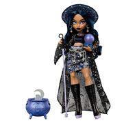 Monster High Moonspell Magic - Claire De Luna la Strega Chiaroveggente, bambola con sorpresa nel calderone e accessori inclusi tra cui la sfera di cristallo e borsetta, JMB89