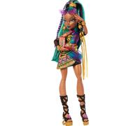 Monster High - Nefera De Nile, Bambola con Abito da Mummia Regale, Amico Scarabe