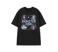 Monster High Nero All The Ghouls T-shirt a maniche corte Donne