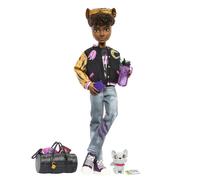 Monster High - Personaggio Clawd Wolf, bambola con bulldog gargoyle e tanti acce
