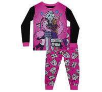 Monster High Pigiama | Draculaura Pigiama per Ragazza | Pigiamone Inverno Bambina | 5 To 13 Anni | Rosa | 7-8 Anni