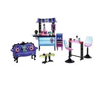 Monster High - Playset Caffè Post Mortem, set caffetteria con due mostramici, mobile da paura, bancone, pasticcini e bevande, giocattolo per bambini, 4+ anni, HMV78