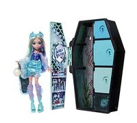 Monster High - Playset Segreti da Brivido Colori Mostruosi Lagoona Blue, set con bambola, abiti e armadietto, 21+ accessori, giocattolo per bambini, 4+ anni, HNF77