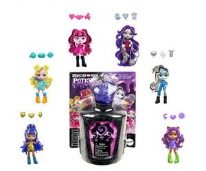 MONSTER HIGH POTIONS Mini bambola Fashion RANDOM 7cm Con accessori MATTEL HYB10