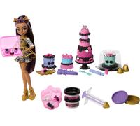 Monster High Scary Sweet Birthday Cake Kit with Clawdeen Wolf Doll, Cake Decorat