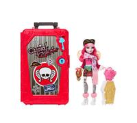 Monster High Segreti da Brivido - Cupid Asteria Destinazione: Vacanza da brivido in baita, set con bambola, valigia con vestiti e 19 accessori a sorpresa inclusi, 4+ anni, JMG66
