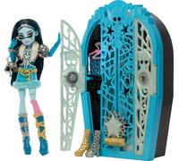Monster High Segreti da Brivido - Frankie Stein I Misteri di Hauntlywood, bambola con abiti, guardaroba e 19 accessori glamour a sorpresa inclusi, giocattolo per bambini, 4+ anni, JBG81