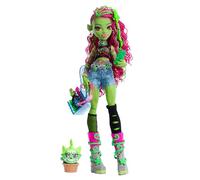 Mattel Monster High Venere Mcflytrap Moda Bambola W Pet Chewlian Accessori Nuovo