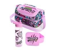 Monster High Viola Ghoul Spirit Lunch Bag Bottiglia e Snack Pot Ragazze
