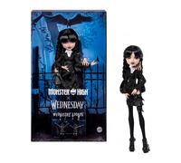 Monster High x Mercoledì Bambola con abito nero