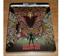 MONSTER HUNTER 4K UHD+BLU-RAY NUOVO STEELBOOK SIGILLATO AZIONE FANTASIA A-B-C