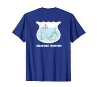 Monster Hunter Lagiacrus & Felyne BP Maglietta, Uomo, Blu Reale, L