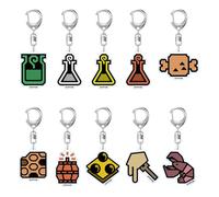 Monster Hunter Wilds Stampa In Acrilico Portachiavis Item Icon 6 Cm Capcom