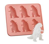 Monster Ice Muffa, stampi per ghiaccioli a 6 cavità in silicone per cubo di ghiaccio flessibile per bevande e snack