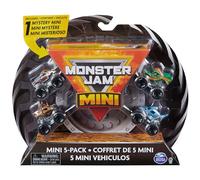 Monster Jam - 5 Pack Monster Truck- Confezione ufficiale di 5 Mini Auto Giocattoli Collezionabili, Scala 1:87-6066965 - Giocattoli per bambini 3 anni +