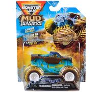 Monster Jam - Auto Monster Truck MUD Blasters in metallo Scala 1:64, Cambia colore - Modello casuale - 6072638 - Camion per giocattoli per bambini - Giocattoli per bambini 3 anni +