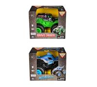 Monster Jam Camion Giocattolo, 1:24 con Luci e Suoni, Uno Solo Tra Grave Digger o Megalodon