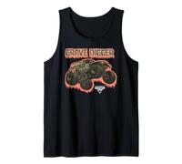 Monster Jam Camo Grave Digger Monster Truck Motorsports Canotta