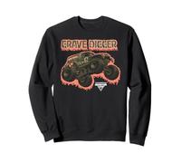 Monster Jam Camo Grave Digger Monster Truck Motorsports Felpa