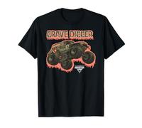 Monster Jam Camo Grave Digger Monster Truck Motorsports Maglietta