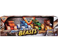 Monster Jam Land vs Sea 4 Pack (Grave Digger, Max-D, Megalodon e Pirate’s)