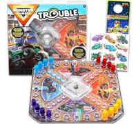 Monster Jam Gioco da tavolo pop-up - Bundle con gioco da tavolo per bambini con dadi pop-up e tatuaggi, altro | Monster Jam Games for Birthday Party