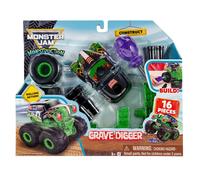 Monster Jam™ Grave Digger™ Monstruction Truck - 5-Inch Buildable Vehicle 16 Pi