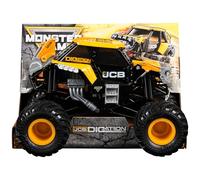 Monster Jam, JCB DIGatron Monster Truck, veicolo pressofuso da collezione, scala 1:24, giocattoli per bambini e bambine dai 3 anni in su, blu