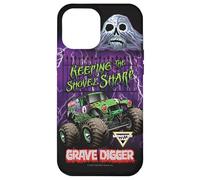 Monster Jam Keeping the Shovel Sharp Grave Digger Truck Custodia per iPhone 12 Pro Max