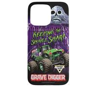 Monster Jam Keeping the Shovel Sharp Grave Digger Truck Custodia per iPhone 15 Pro Max