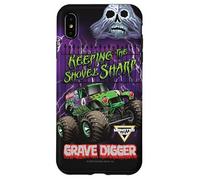 Monster Jam Keeping the Shovel Sharp Grave Digger Truck Custodia per iPhone XS Max