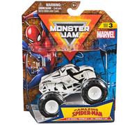 Monster Jam Monster Truck Spider Man, veicolo pressofuso scala 1:64 per bambini dai 3 anni in su