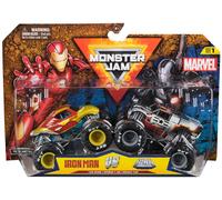Monster Jam, Marvel Official Iron Man Vs. War Machine Die-Cast Monster Trucks, 1