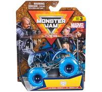Monster Jam, Marvel Official S.H.I.E.L.D. Monster Truck, veicolo pressofuso, scala 1:64, giocattoli per bambini dai 3 anni in su