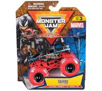 Monster Jam, Marvel, Monster Truck ufficiale Venom, veicolo pressofuso, scala 1:64, giocattoli per bambini dai 3 anni in su