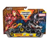 Monster Jam Monster Truck die cast ufficiali Marvel Iron Man Vs War Machine in
