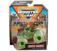 Monster Jam, Monster Truck ufficiale Grave Digger Chase, veicolo pressofuso, scala 1:64, giocattoli per bambini dai 3 anni in su