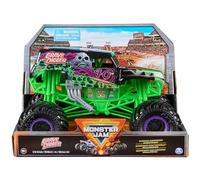 Monster Jam, Monster Truck ufficiale Grave Digger, veicolo pressofuso da collezione, scala 1:24, giocattoli per bambini per ragazzi e ragazze dai 3 anni in su