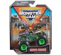 Monster Jam, Monster Truck ufficiale Grave Digger, veicolo pressofuso, scala 1:64, giocattoli per bambini dai 3 anni in su
