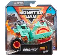 Monster Jam, Monster Truck ufficiale Rolland Dirt Squad con parti mobili, giocattolo in scala 1:64, per bambini dai 3 anni in su
