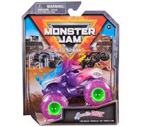 Monster Jam, Monster Truck ufficiale Sparkle Smash, veicolo pressofuso, scala 1:64, giocattoli per bambini dai 3 anni in su
